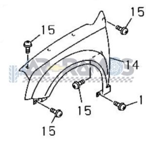 GUARDAFANGO DELANTERO DERECHO DMAX 8973873691