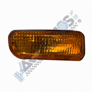 Designer Amber car side marker light lens (orange automotive indicator) used on vehicle exterior