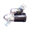 ACDelco automotive starter motor with top-mounted solenoid assembly.